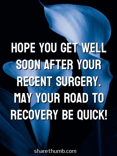 get well and speedy recovery messages